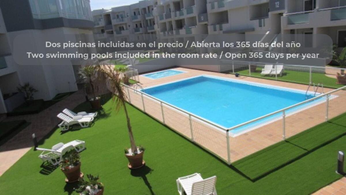 Fresh Lemonade Con Piscina, Ac, Doble Terraza, Cocina Completa Y Parking Daire Corralejo Dış mekan fotoğraf