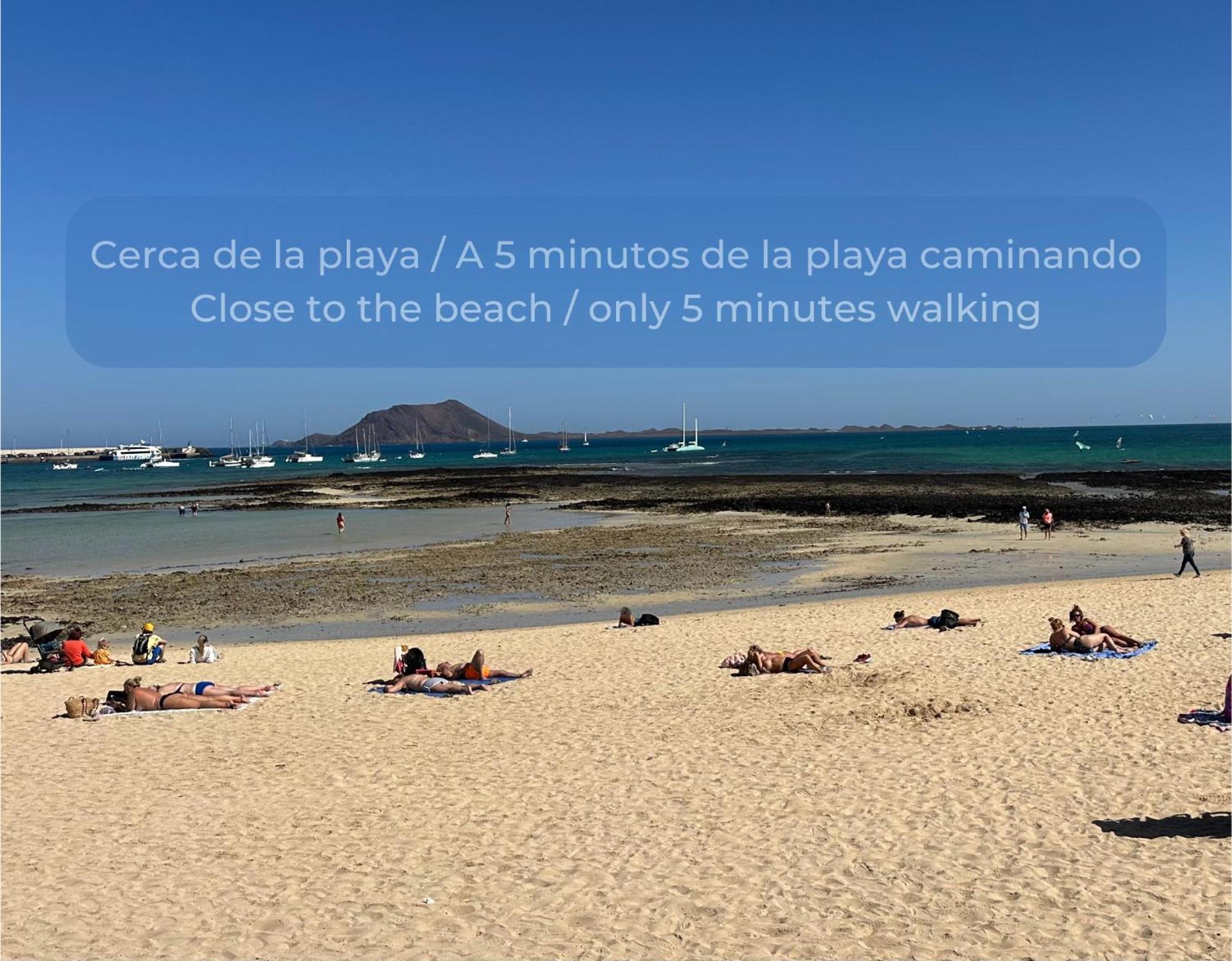 Fresh Lemonade Con Piscina, Ac, Doble Terraza, Cocina Completa Y Parking Daire Corralejo Dış mekan fotoğraf